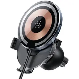 Автотримач із бездротовим заряджанням Usams CD164 Transparent Magnetic Car Wireless Charger
