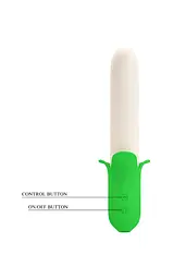 Вібратор Pretty Love Banana Knight Vibrator, 19,5 см зелений - мініатюра 3