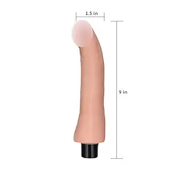 Реалістичний вібратор Real Softee Vibrator Flesh 9 Love Toy 66-LV0915 23793 - мініатюра 3