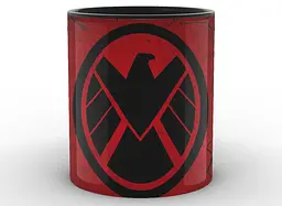 Кружка GeekLand білі Агенти Щ.И.Т Agents of S.H.I.E.L.D. логотип на червоному тлі AS.02.008 - мініатюра 5