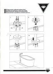 Змішувач для ванни Topaz Barts TB 07113-H36 Хром - мініатюра 5