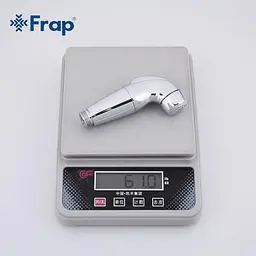 Гігієнічний гарнітур Frap F27 (лійка, шланг, кронштейн), Хром - мініатюра 7