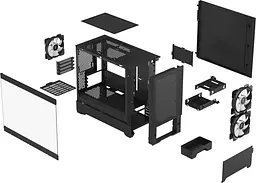 Корпус Fractal Design Pop Mini Air RGB Black TG Clear (FD-C-POR1M-06) - мініатюра 10