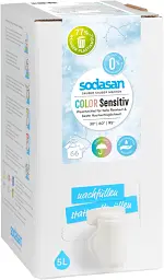 Органічний рідкий засіб для прання кольорових тканин Sodasan Color Sensitive 5 л - мініатюра 2