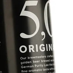 Пиво 5,0 Original Pils, світле, фільтроване, 5%, з/б, 0,5 л - мініатюра 4