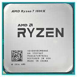 Процесор AMD Ryzen 7 1800X (YD180XBCM88AE) (Socket AM4, 16T, 4.0 ГГц, Tray) Б/в