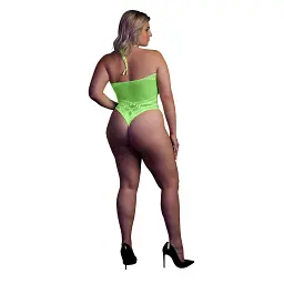Боді Ouch! With Halter Neck, XL/XXXXL (зелений) - мініатюра 2