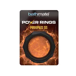 Силіконове ерекційне кільце Bathmate Maximus Power Ring, 5.5 см (чорний) - мініатюра 3