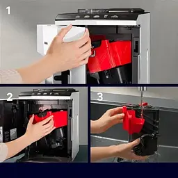 Siemens Кавомашина 1.9л, зерно+мелена, автомат.капучинатор, авторецептів - 10, білий - мініатюра 10