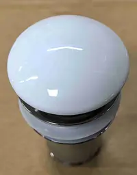 Донний клапан для раковини Koer PW-08-11 автоматичний Click-Clack без переливу, біла керамічна накладка, 1 1/4″ KR5788 - мініатюра 8