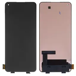 Дисплей Xiaomi 11 Lite, 11 Lite 5G, чорний, без рамки, Original (PRC), #WM6556Z21-1