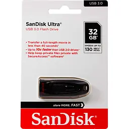 USB флеш-накопичувач SanDisk Ultra 32GB USB-A 3.0 (SDCZ48-032G-U46) [128717] - мініатюра 7