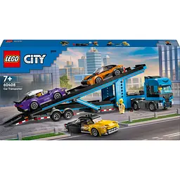 Конструктор LEGO City Грузовик-транспортер со спортивными авто 998 деталей (60408)