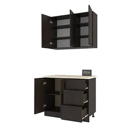 Комплект кухоннний Idea Н-24 100 см Венге темний - мініатюра 2