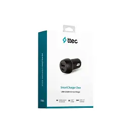 Автомобільний зарядний пристрій Ttec SmartCharger Duo USB-C/USB-A /30Вт Black (2CKS24S) - мініатюра 5