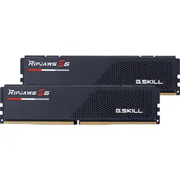 Модуль пам'яті DDR5 G.Skill Ripjaws S5 2x16GB 6000MHz Black (F5-6000J3238F16GX2-RS5K) [153823]