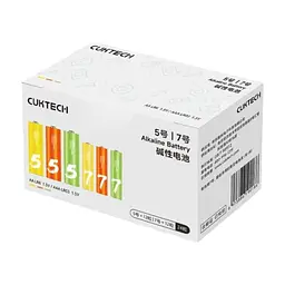 Батарейка CUKTECH AA+AAA rainbow alkaline battery (12xAA+12xAAA) (CUKAAB10CNCM) - мініатюра 4