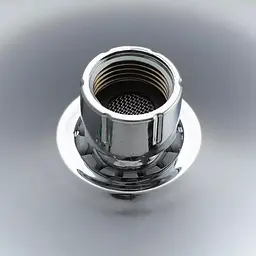 Верхній душ, круглий, Ø250 мм білий/хром Frap F015-25, Хром - мініатюра 5