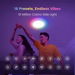 Стельовий світильник Yeelight Mars 400 Ceiling Light Smart-RGB White (YLXDD-0267) [164439] - мініатюра 4