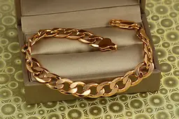 Браслет Xuping Jewelry круглий панцирний 19 см 8 мм золотистий