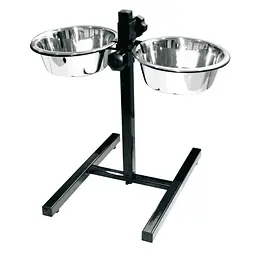 Миски на штативі для собак 2*4,75 L Croci Dinner Set (нержавійка)