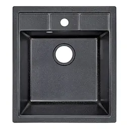 Кухонна мийка Lidz 460x515/200 BLM-14 (LIDZBLM14460515200), Чорний