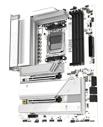 Материнська плата Sapphire PURE X870A WIFI7 (52122-02-40G) (Socket AM5, AMD X870, ATX) - мініатюра 2