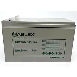 Акумулятор свинцево-кислотний Rablex RB1209 акумуляторна батарея 12V-9A 9000мah