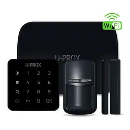 Комплект бездротової сигналізації U-Prox MP WiFi Black з 2G, WiFi (23-00308) - мініатюра 1