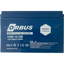 Акумулятор ORBUS CG12100 GEL 12V (12V/100Ah/1200Wh) [112066] - мініатюра 2