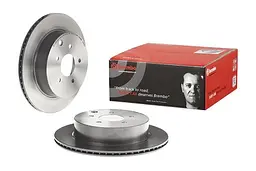 Диск гальмівний задній вентильований Infiniti M, Q50, Fx I-II, Q70 02-25р Brembo (09.B265.11) - мініатюра 2