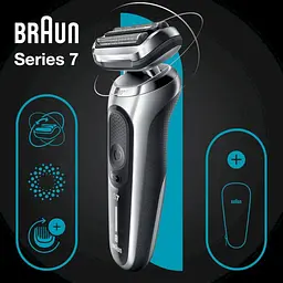 Електробритва Braun Series 7 71-S1000s silver/black (6851748) - мініатюра 5