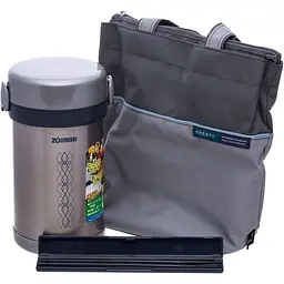 Набір для ланчу Zojirushi SL-NC09ST 0.81 л Steel (1678.03.60) [150461] - мініатюра 3