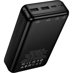 Зовнішній акумулятор Hoco J165A Balance 20000mAh 10W Black [156650] - мініатюра 4