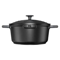 Каструля IQ Be Creative алюмінієва з кришкою 24 см 4.2 л (IQ-2047-24) - мініатюра 2