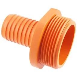 Штуцер SLD 1 1/2" зовнішня x 25мм арт.258 пластик