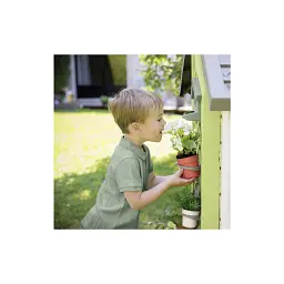 Ігровий будиночок Smoby Life Садовий з кашпо та годівничкою (7600810408) - мініатюра 8