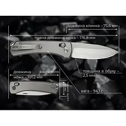 Ніж складаний Weknife Nightblade WE22046-2 - мініатюра 22