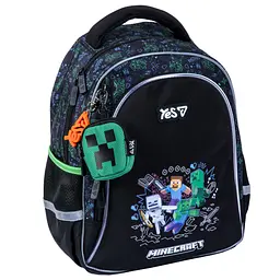 Рюкзак шкільний  ортопедичний Yes  Minecraft Game LED S-115M