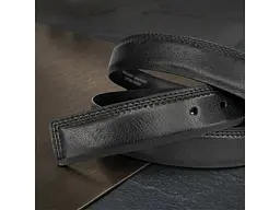 Чоловічий ремінь з натуральної шкіри 574/35 NERO Чорний TONY PEROTTI acs0032281 - мініатюра 6