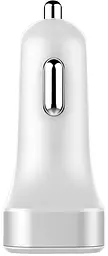 Автомобільний зарядний пристрій GOLF GF-C12 Car charger 3USB 2.1A White - мініатюра 3