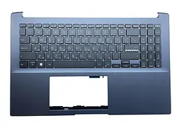 Корпус ноутбука / верхня панель з клавіатурою від ноутбука Asus Vivobook Pro 15 K6500ZE, K6500ZC, K6500ZH, M6500QB, M6500QC, M6500QE (90NB0YN1-R30UA0) Оригінал від Asus, Верхня панель клавіатури