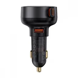 АЗП Baseus Enjoyment Pro 60W (USB) + Retractable Type-C Cable - мініатюра 10