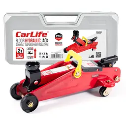 Домкрат підкатний CarLife 2 т 125-305 мм у кейсі (FJ565P) - мініатюра 2