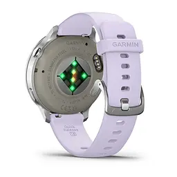 Смарт-годинник Garmin Venu 4 41 мм Silver з барвінковим силіконовим ремінцем - мініатюра 2