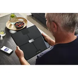 Ваги Tefal підлогові Body Fat Goodvibes Health 180 кг 1х Li-ion скло чорні (BM9670S1) - мініатюра 5