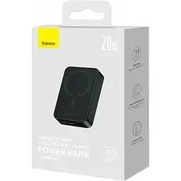 Зовнішній акумулятор Baseus Magnetic Mini Wireless (MagSafe для iPhone з 12 по 16) 20000 мАг 20Вт PPCX150001 - мініатюра 6