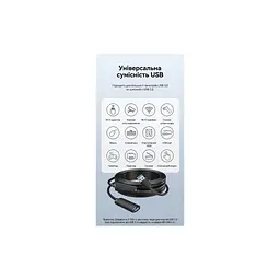 Дата кабель USB 3.0 AM/AF 5.0m Active black Vention (CBMBJ) - мініатюра 8