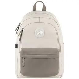 Рюкзак GoPack Education Teens 141L бежевий, коричневий Бежевий (GO26-141L-1) - мініатюра 3