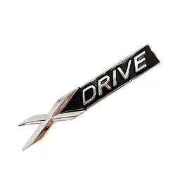 Емблема-напись X-Drive для BMW хром 95х15 мм метал 1 шт (на скотчі)